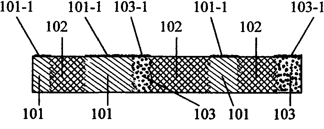 Three-dimensional antique stone produced by flowing-imitating magma and producing method thereof
