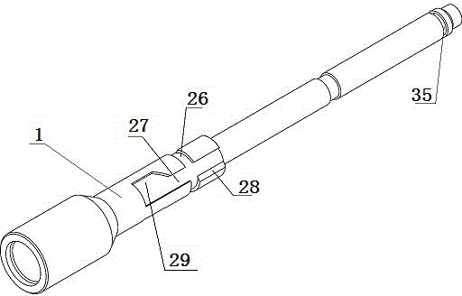 Variable-diameter stabilizer capable of being controlled on ground