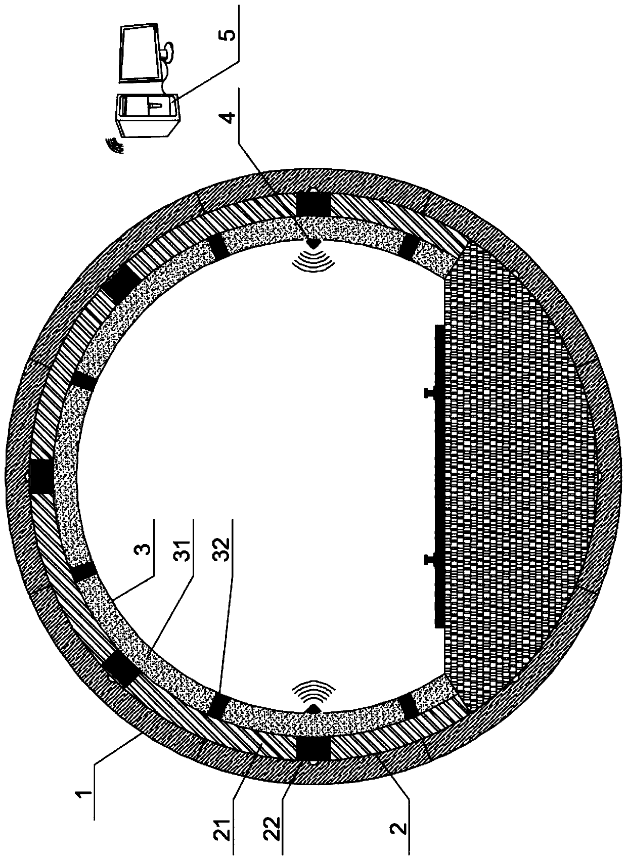 Subway tunnel vibration and noise control method