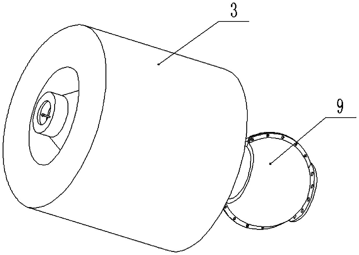 A fire-fighting water gun nozzle