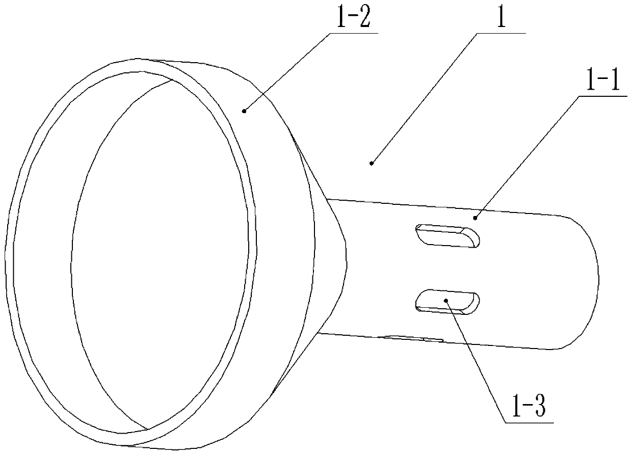 A fire-fighting water gun nozzle