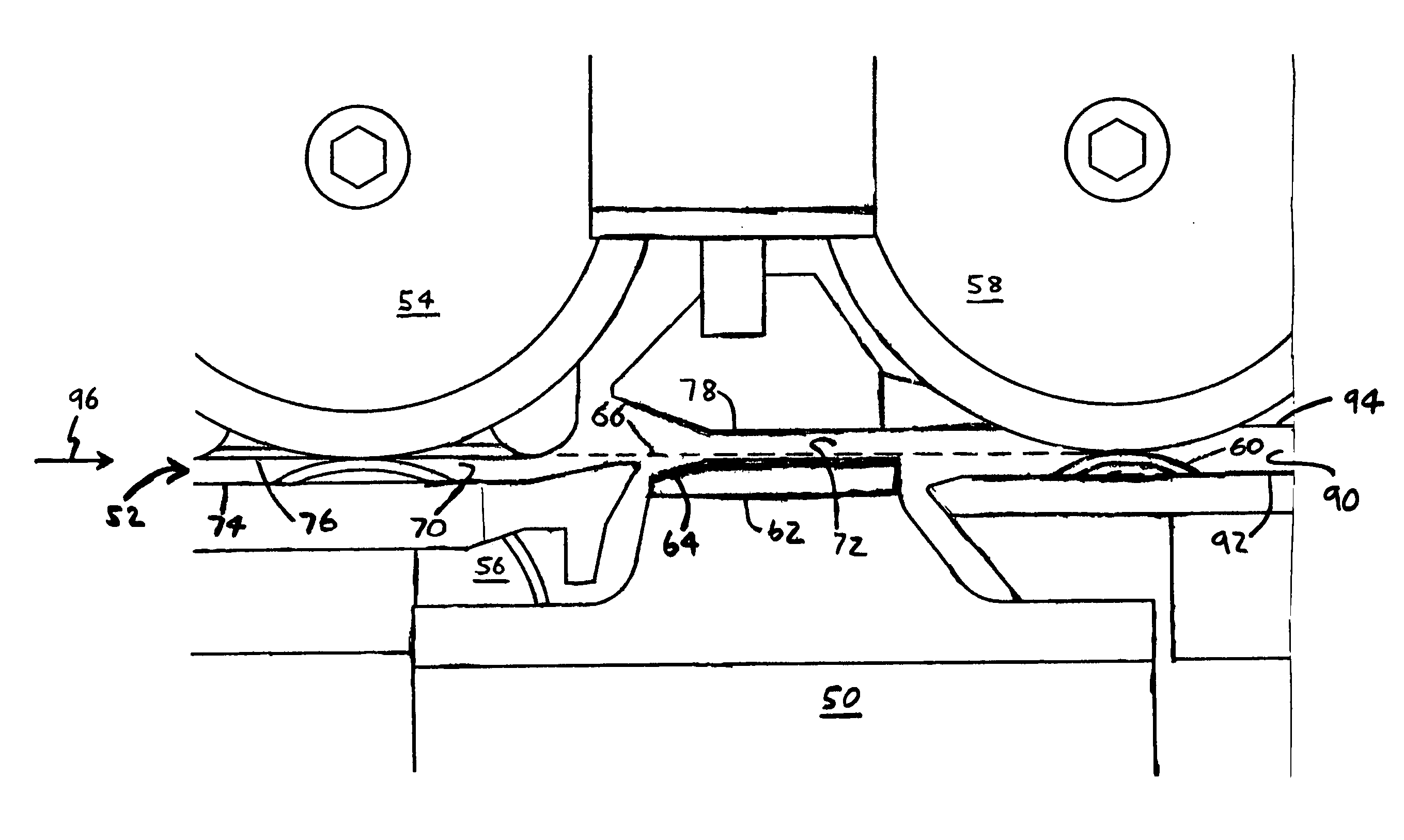 Document processing system and document transport / camera interface