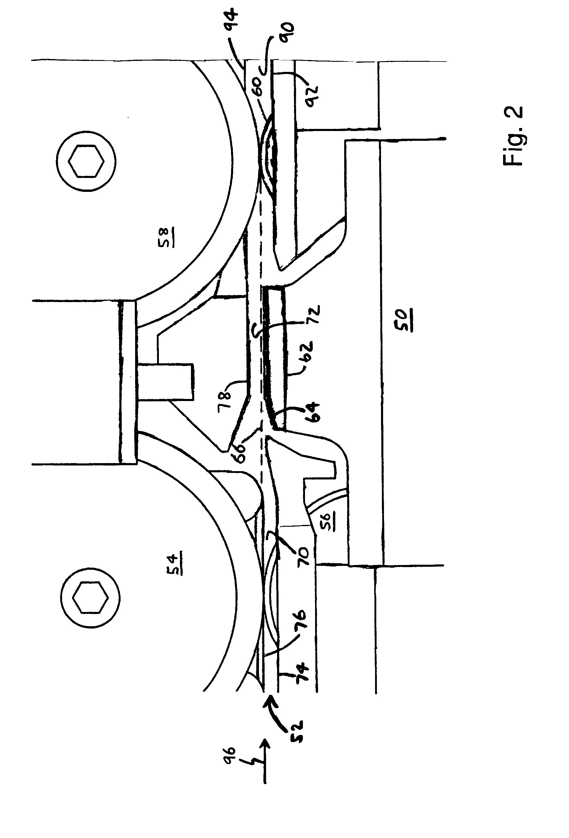 Document processing system and document transport / camera interface