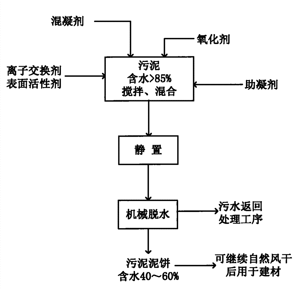 Sludge dewatering conditioning agent and use method thereof