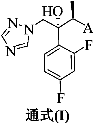 Novel triazole antifungal compound, pharmaceutical composition and preparation method and application thereof