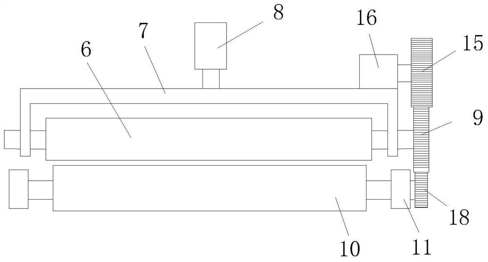 An integrated device of a vermicelli racking mechanism and a drying rack