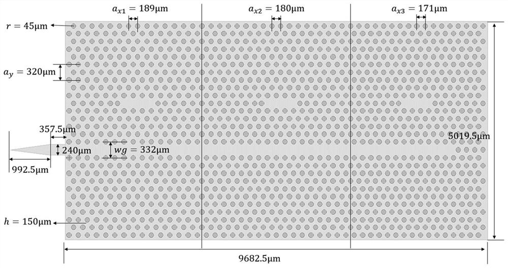 A terahertz detector with integrated silicon photonic crystal waveguide