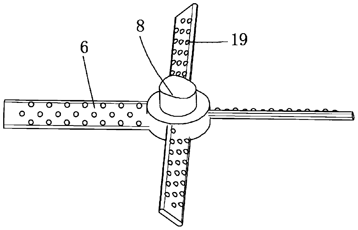 Cabinet type stirrer for freeze-dried food