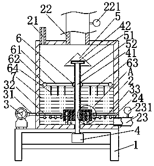 Aeration device for recycled plastic particle wastewater