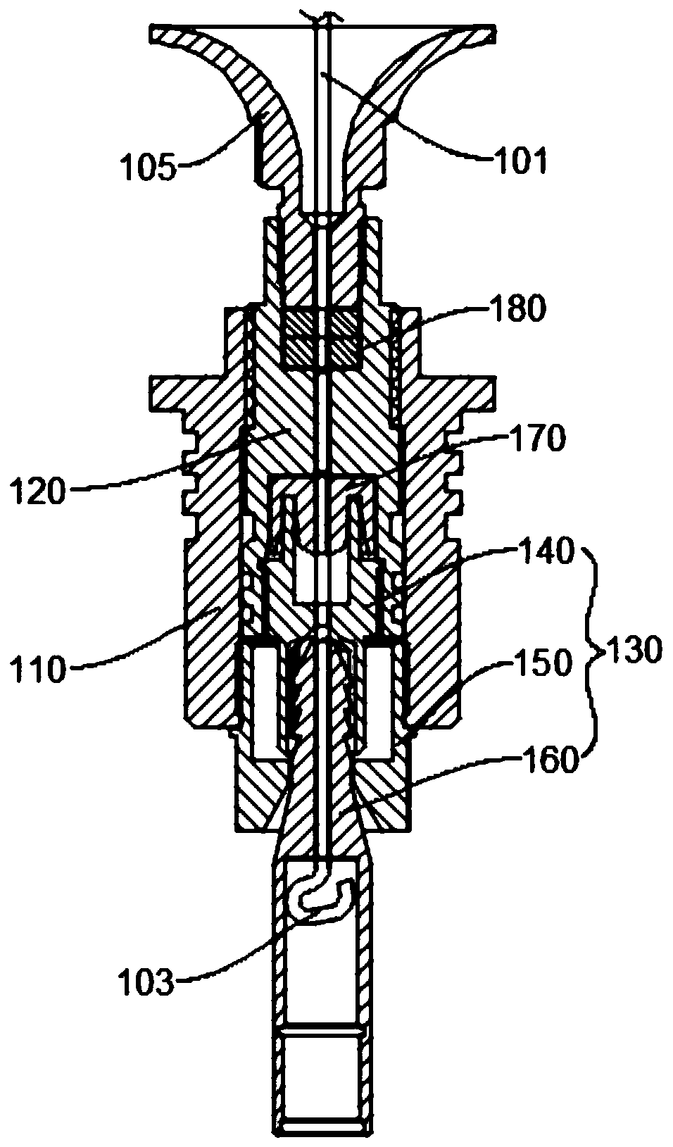 Anti-dropping and sealing and anti-sprayinghead, and anti-spraying device