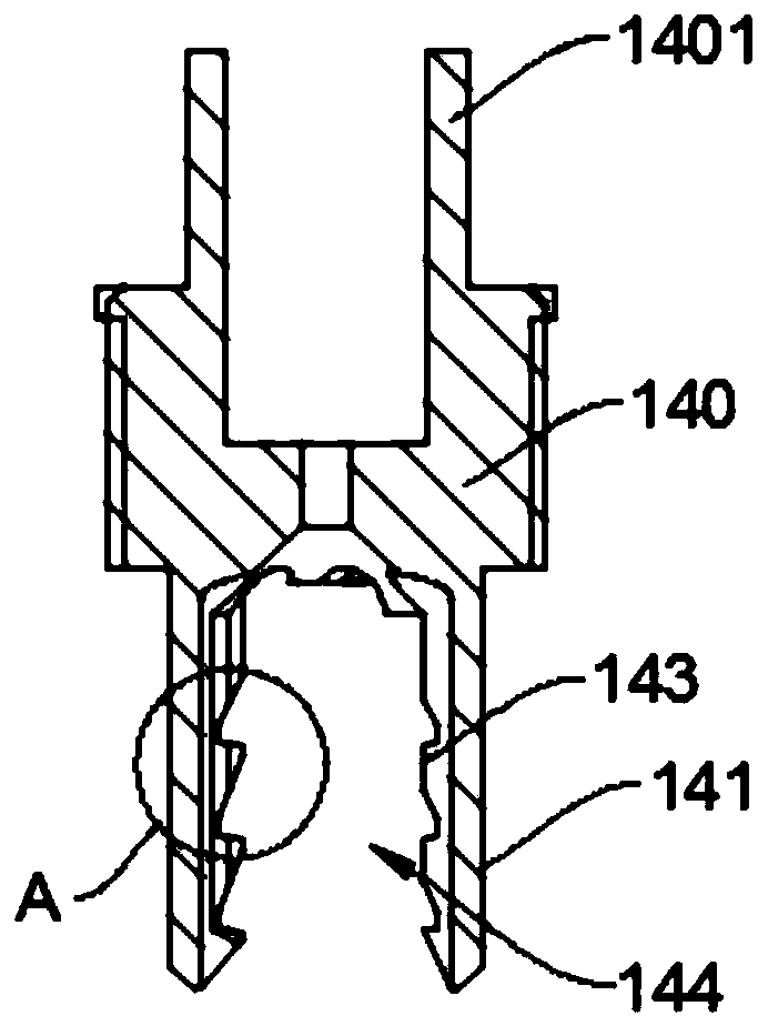 Anti-dropping and sealing and anti-sprayinghead, and anti-spraying device