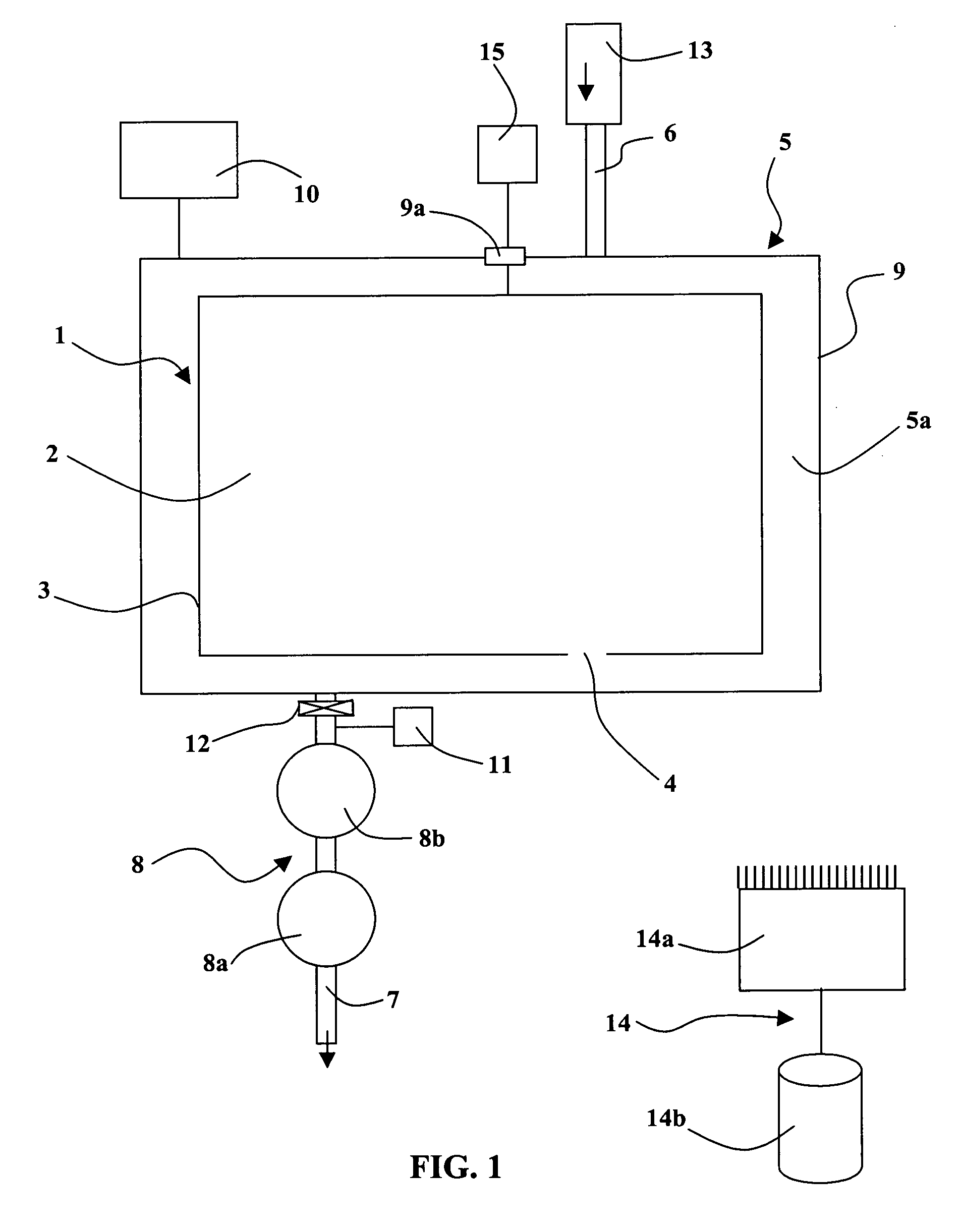 Method and Device for Removing Pollution From a Confined Environment