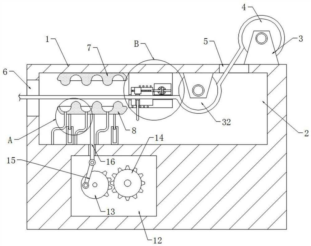 Self-dewatering type winding device for textile processing