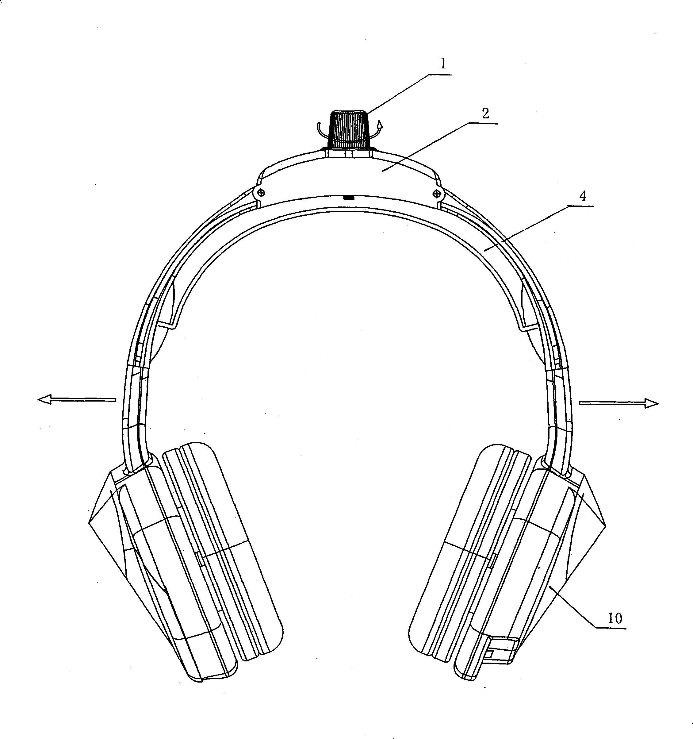 Earphone microphone capable of adjusting clamping force