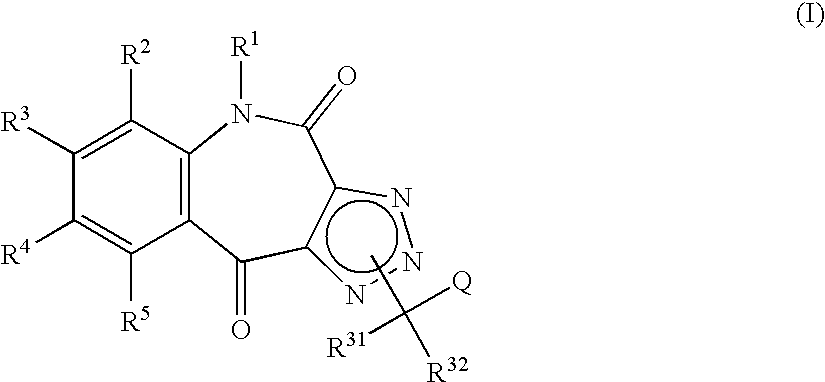 Tricyclic triazolobenzazepine derivatives, process for producing the same, and antiallergic agents