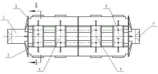 Technological method for processing outer circular-arc surface and rotary bracket used for technological method