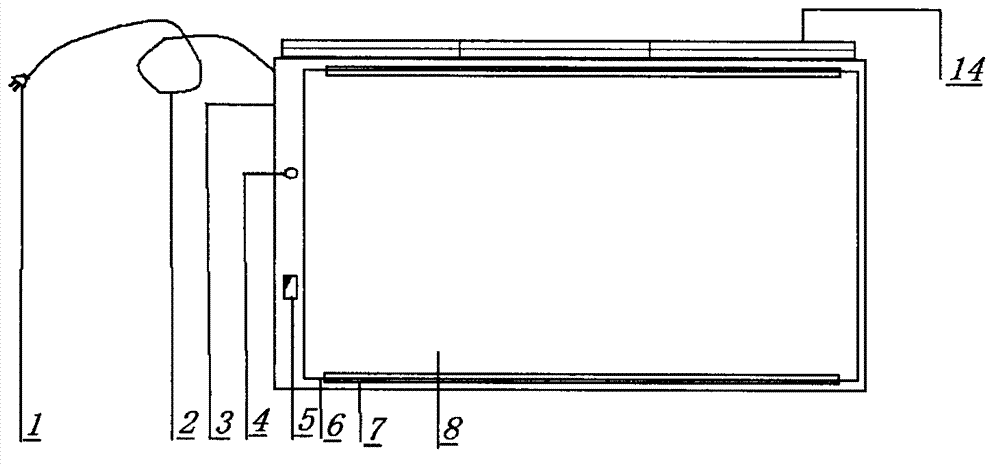 Electric heating type wax-polished drawing board
