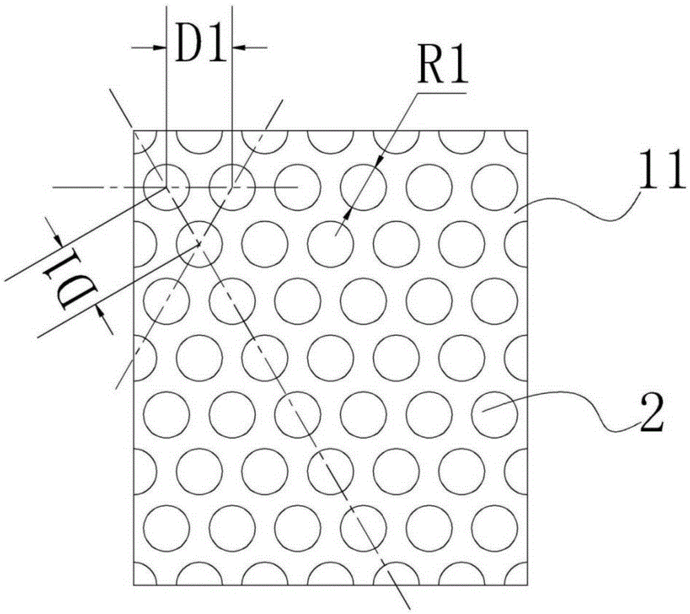 PMMA light guide plate with double-sided dotted microstructures