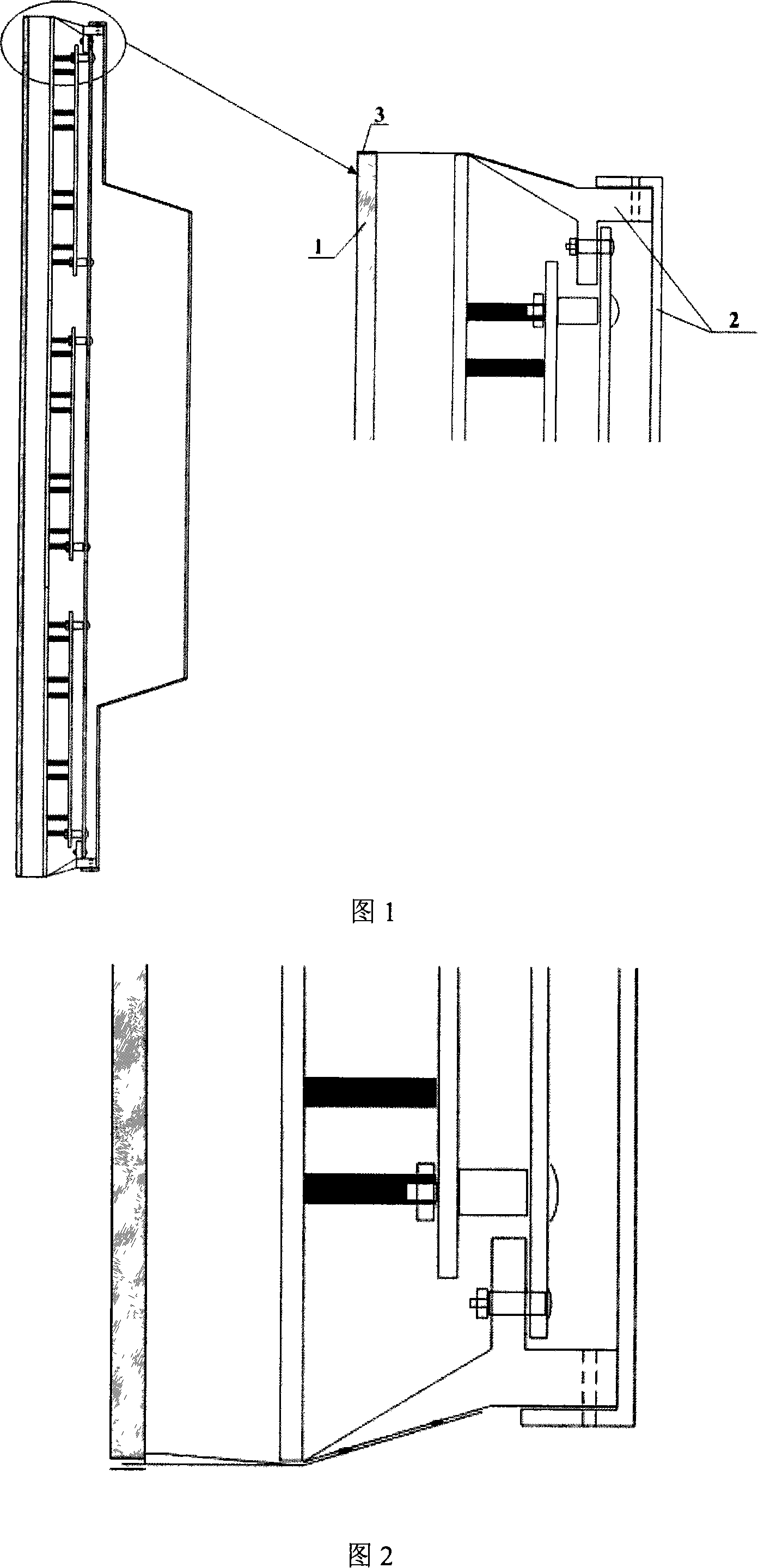 High-contrast luminous diode display screen