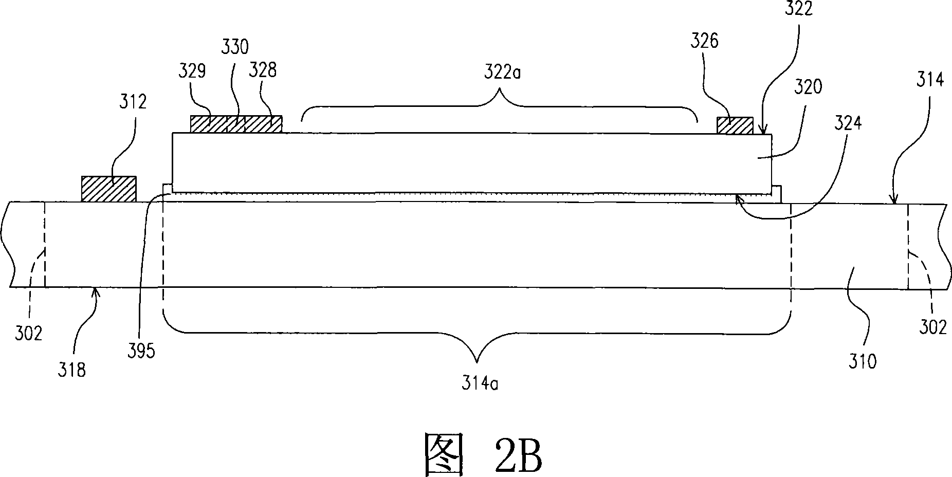 Chip overlap structure and wafer structure for manufacturing the chip stack structure