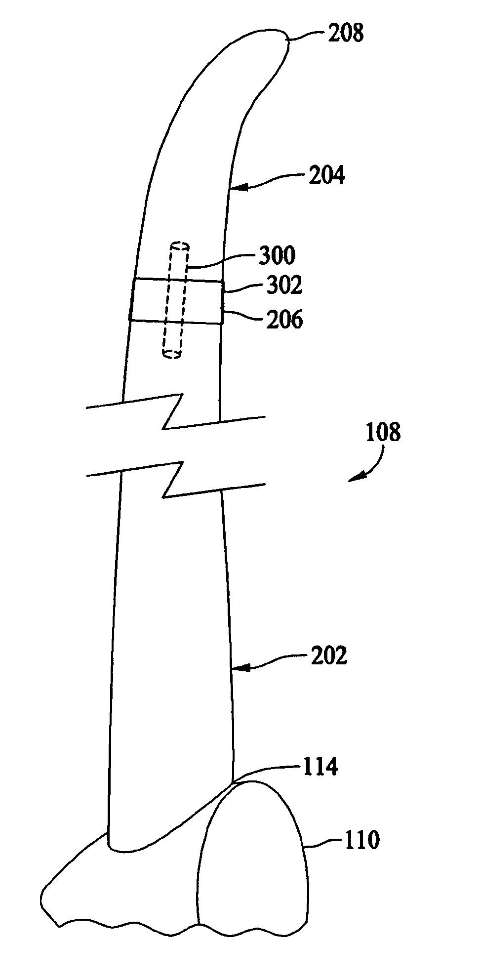 Multi-piece passive load reducing blades and wind turbines using same