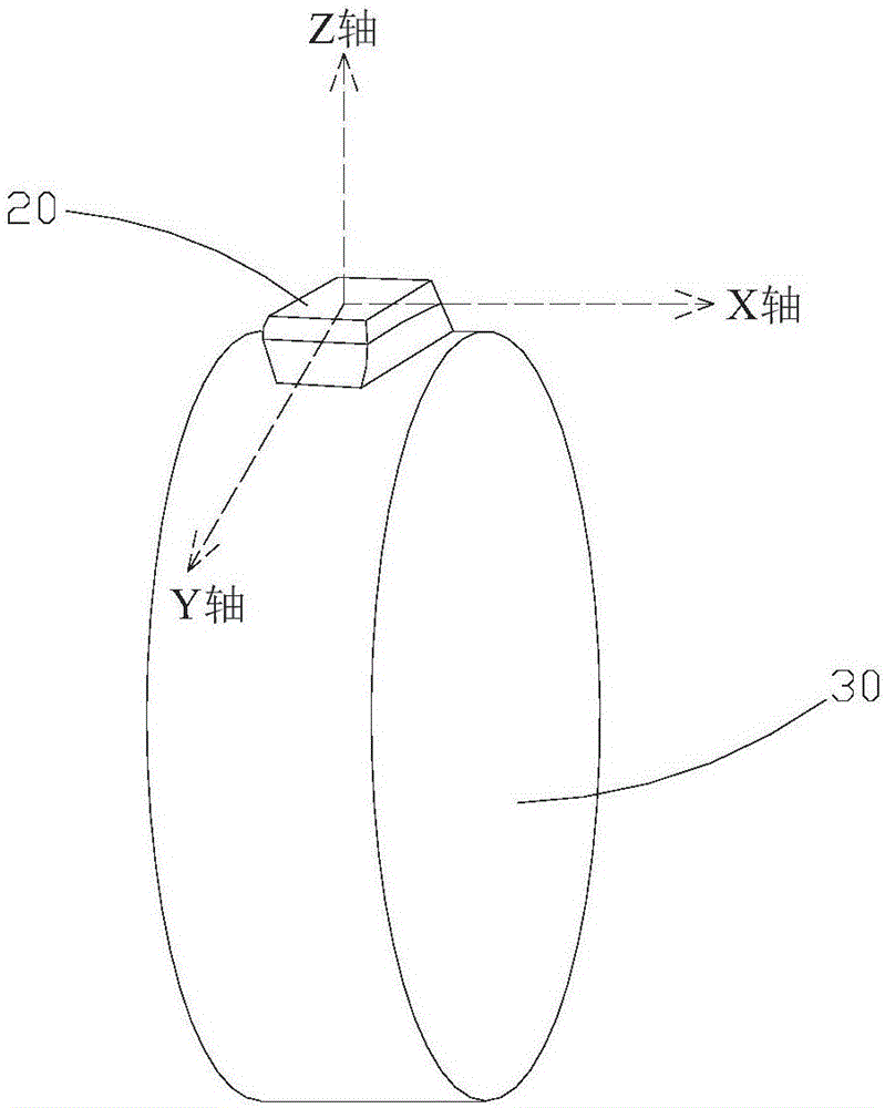 Dynamic balance monitoring system and monitoring method for tire