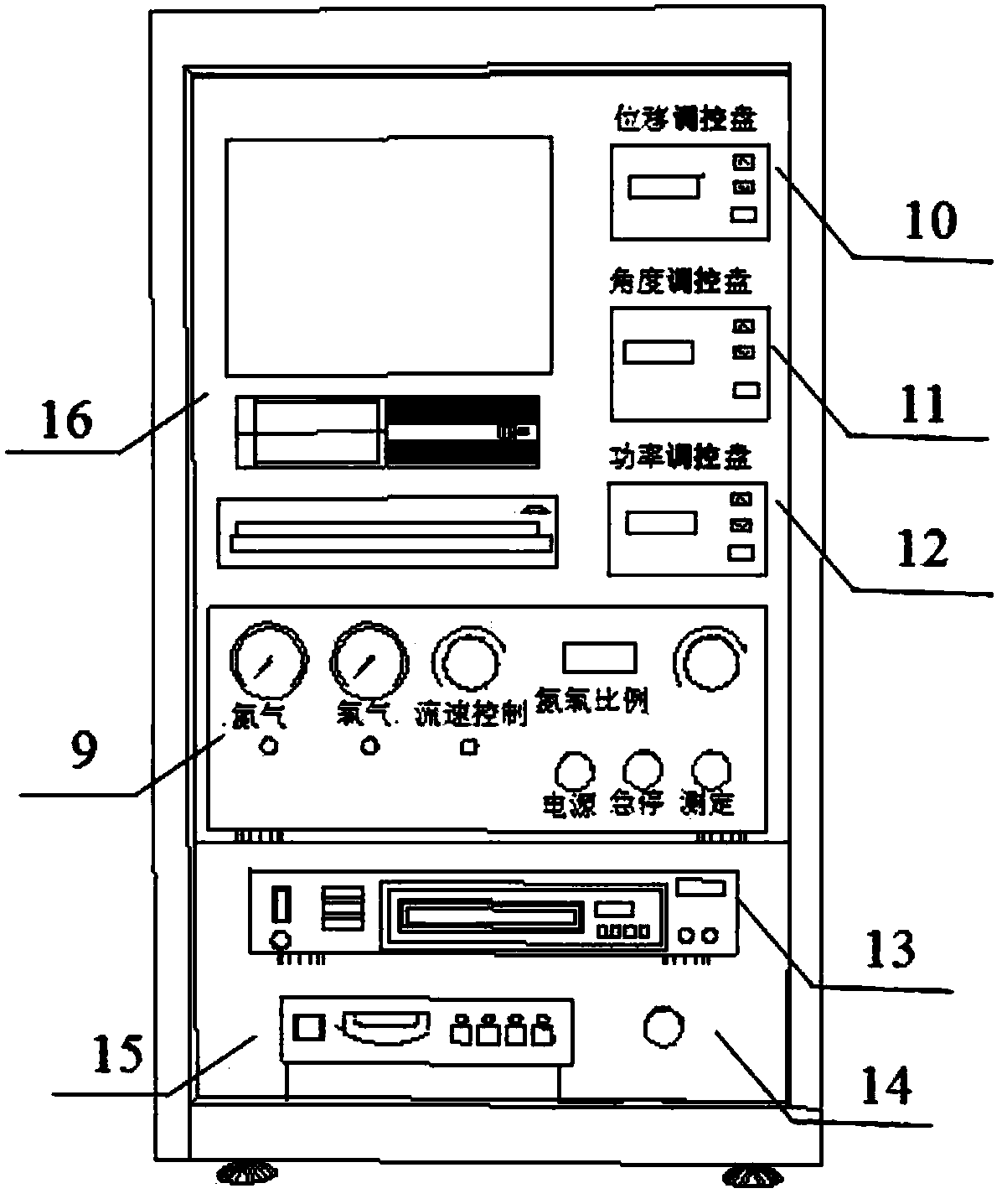 Variable density and gas flow rate smoldering characteristic experiment device and testing method