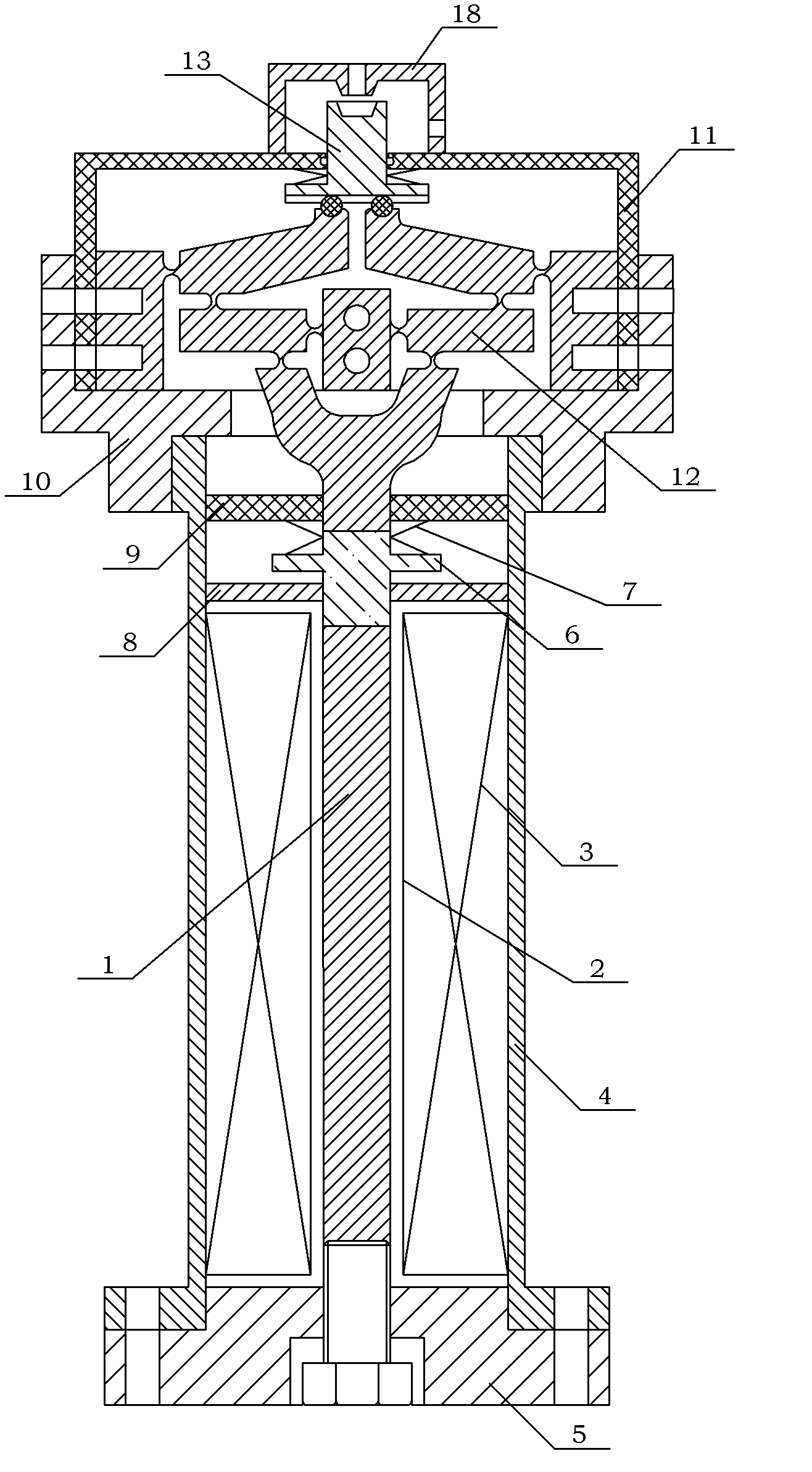 Switch valve driven by magnetostrictive actuator
