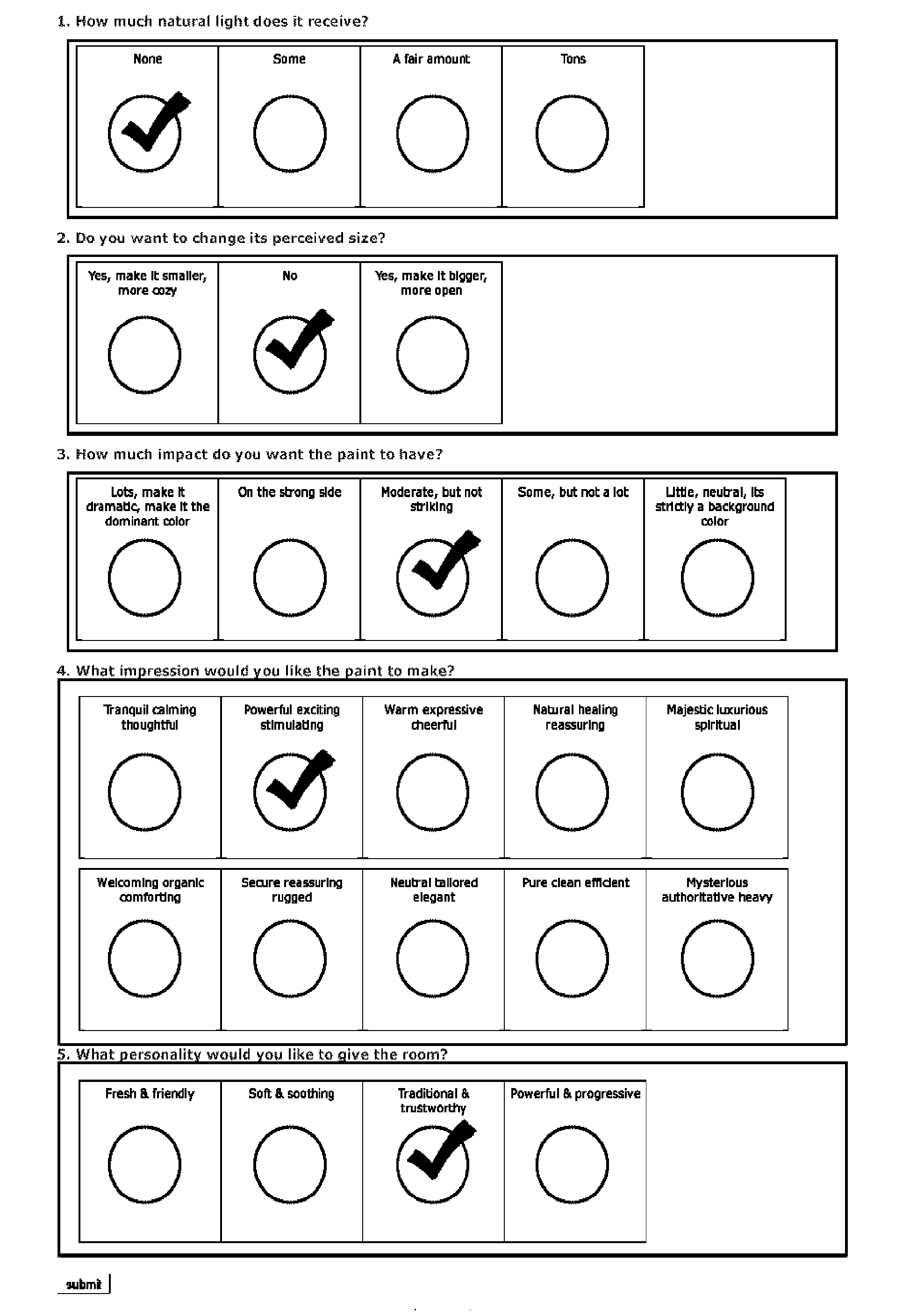 System and method for defining target color specifications