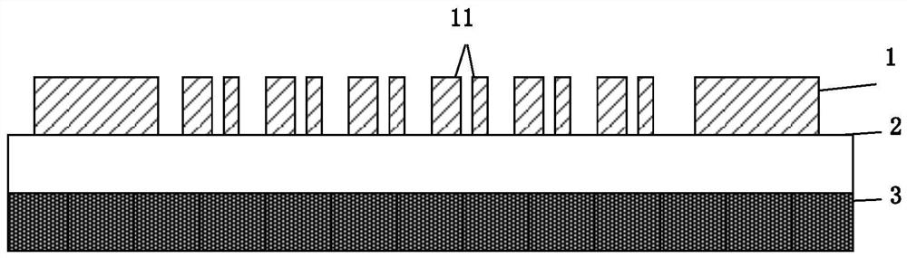 Micro spectrum chip based on random shape unit