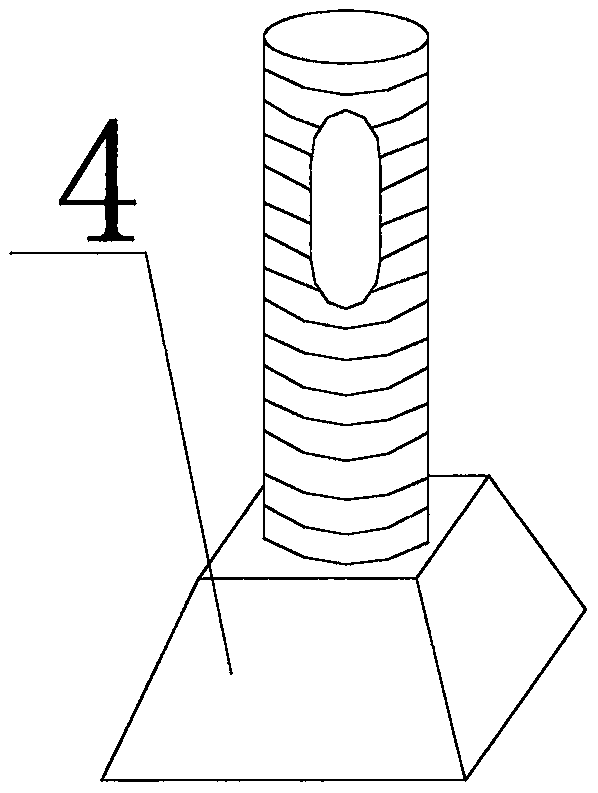 An anti-loosening rail clamp