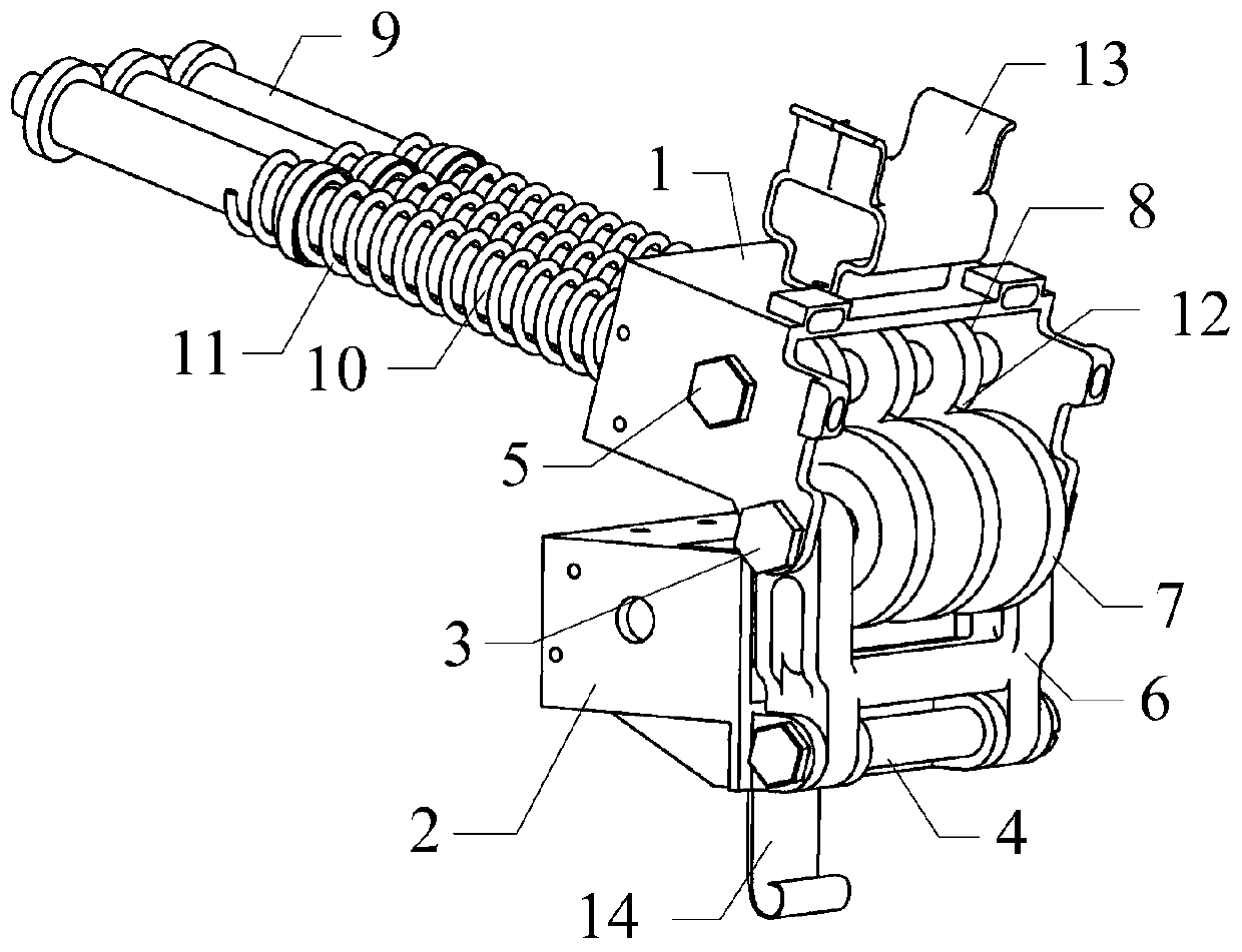 A low-impact self-locking hinge for space-deployable structures