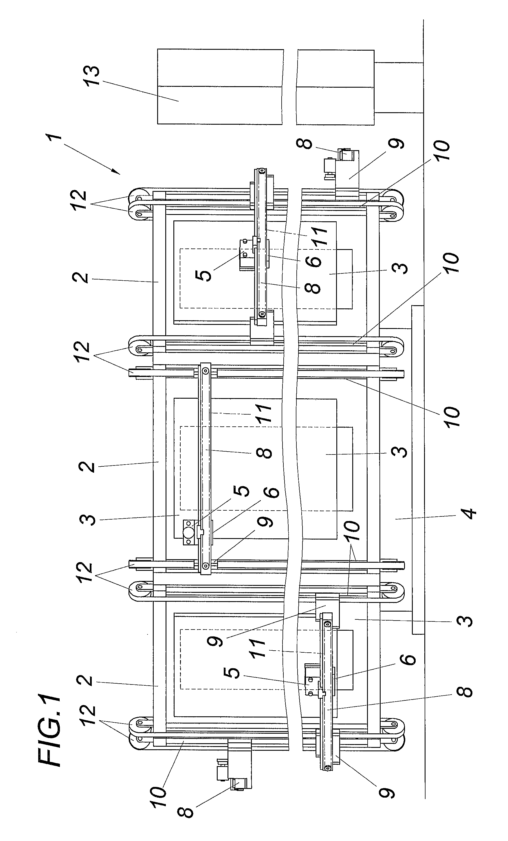 Facility for repairing flaws in pieces of wood