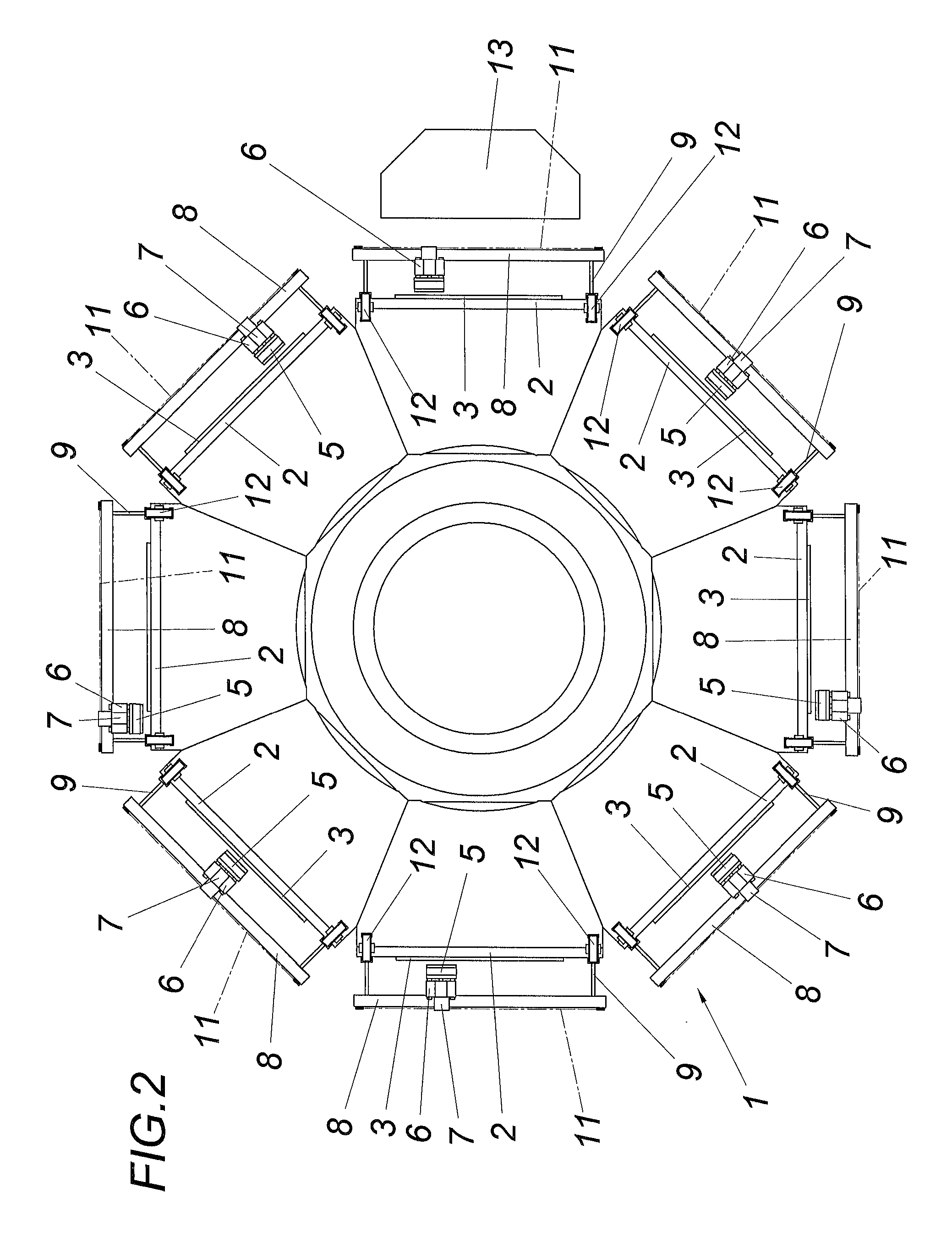 Facility for repairing flaws in pieces of wood