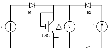 A method for estimating the junction temperature of a power element IGBT in a motor controller