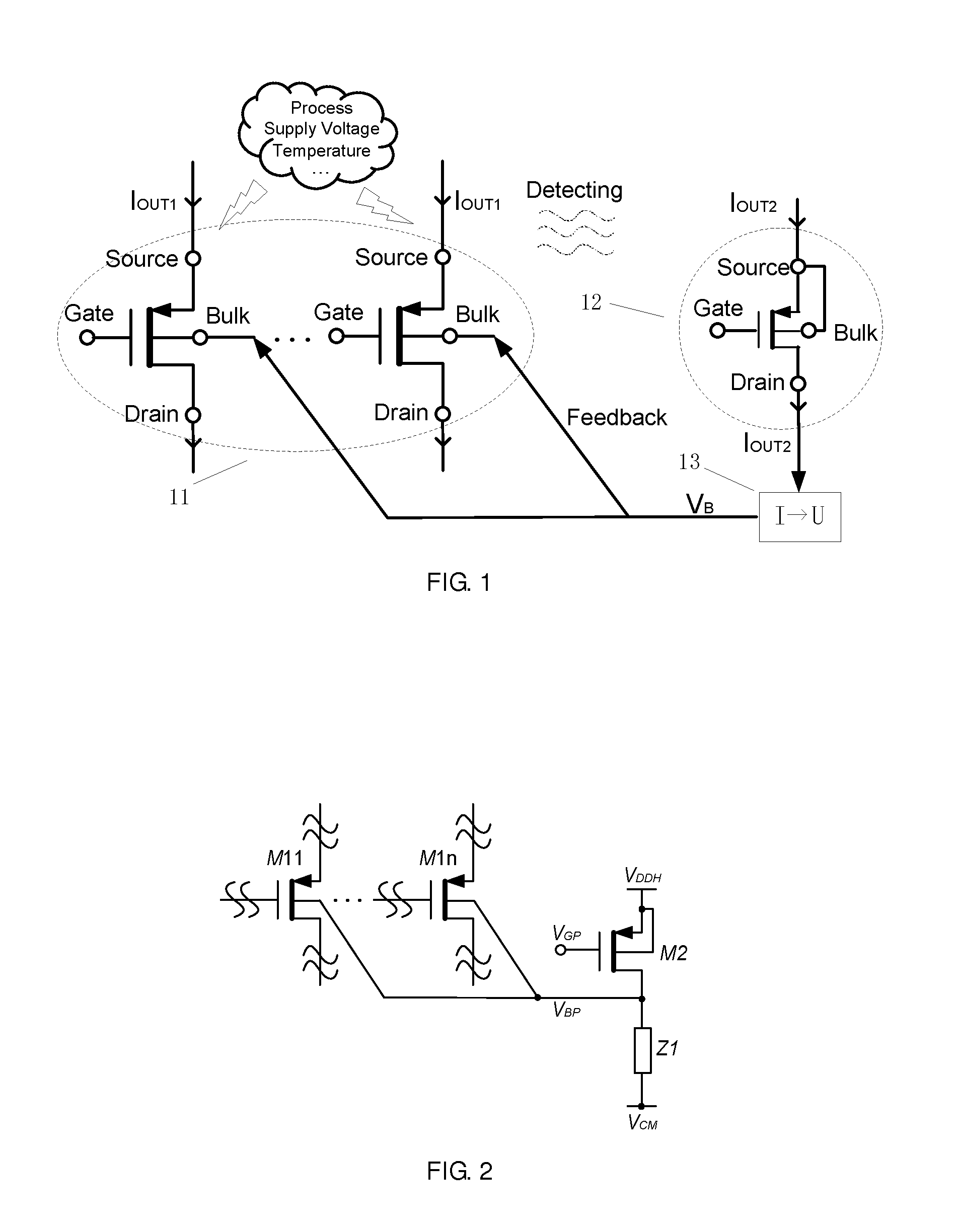 Method and circuit implementation for reducing the parameter fluctuations in integrated circuits