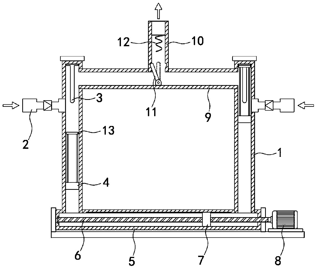 Double-passage stable-pressure type water heating device