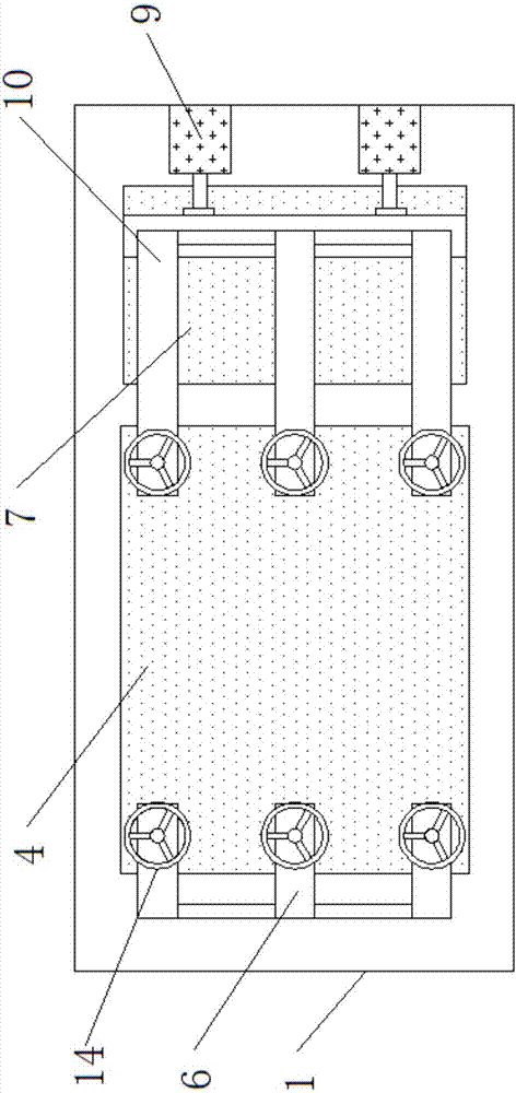 Fixing device for plate processing