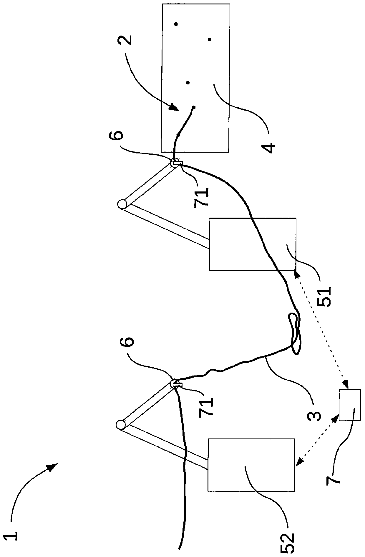 Automatic routing of wire harness of electrical system by means of two force control robots