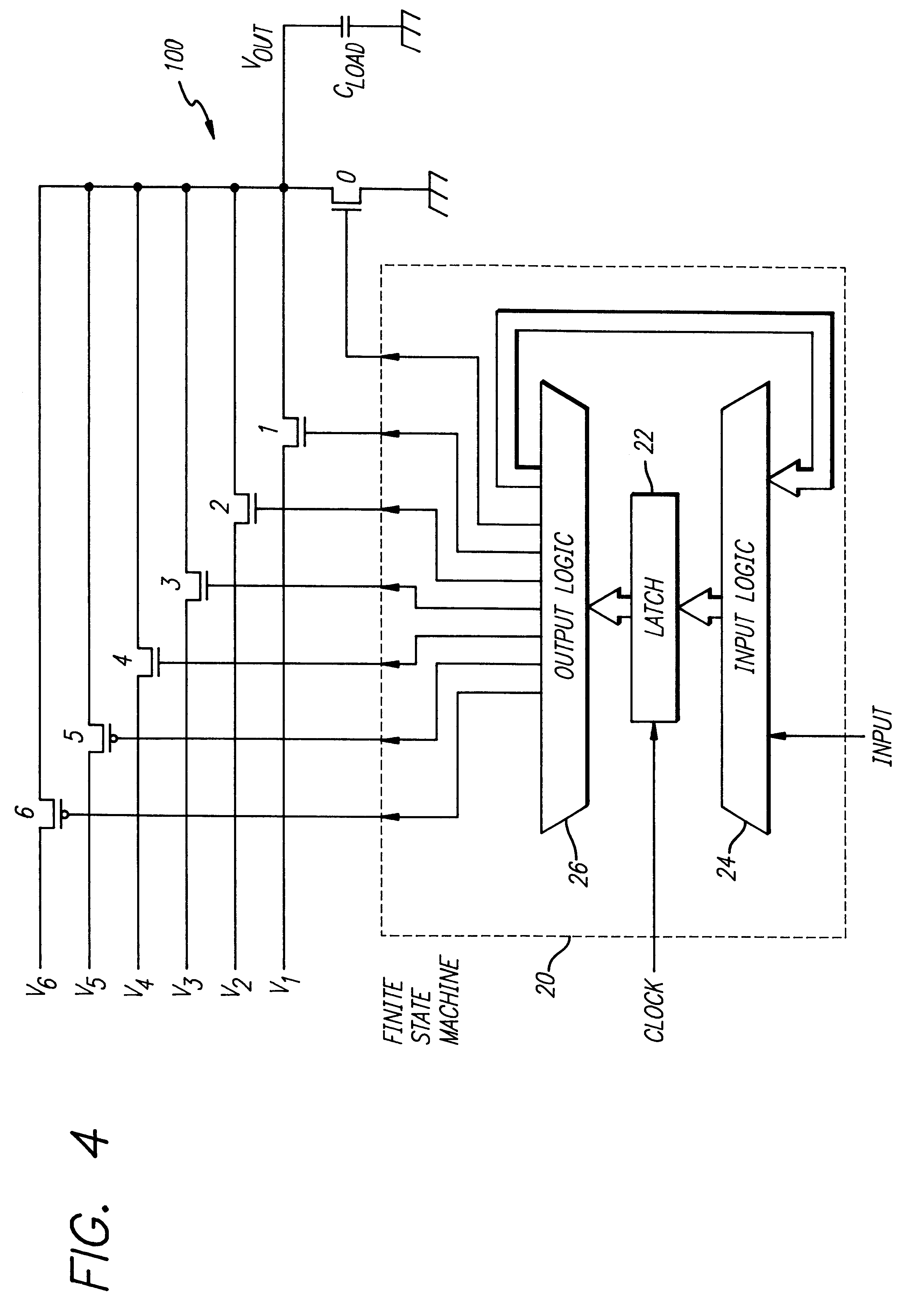 System and method for power-efficient charging and discharging of a capacitive load from a single source