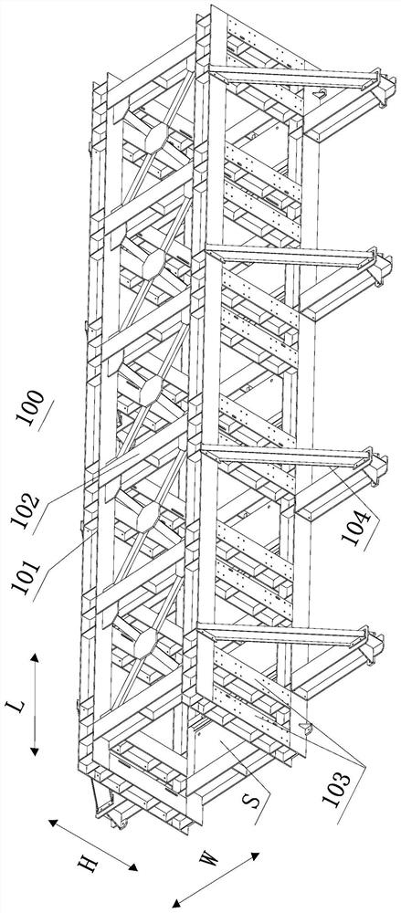 Sectional material twisting equipment