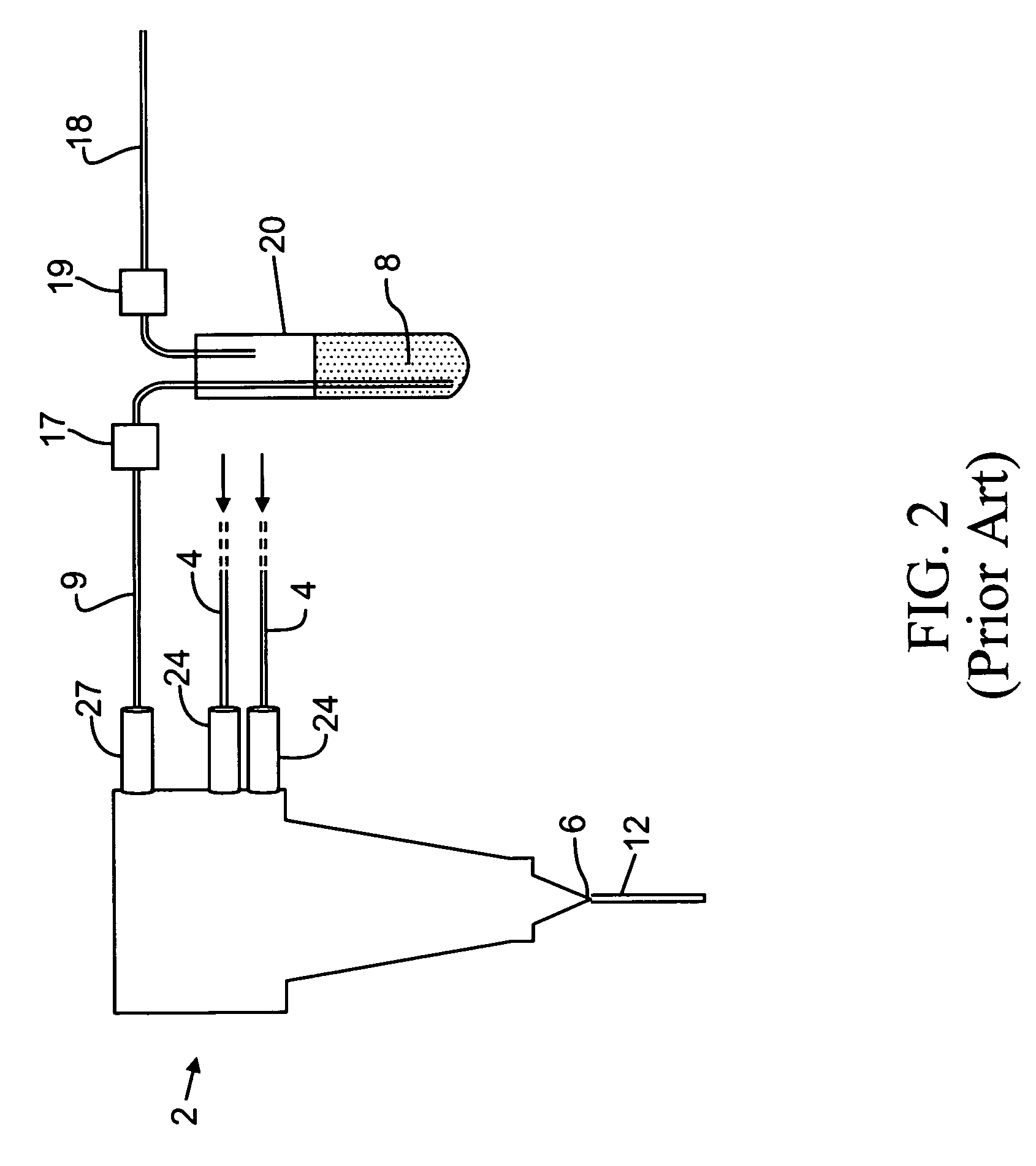 Method and apparatus for syringe-based sample introduction within a flow cytometer