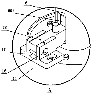 Upper disc device of double-side grinding machine