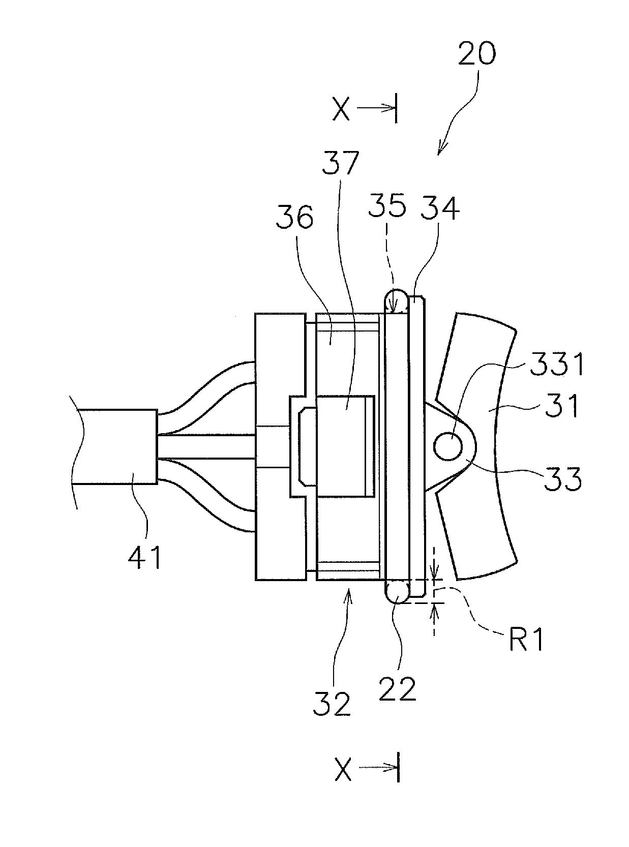 Switch, switch assembly and switch seal structure