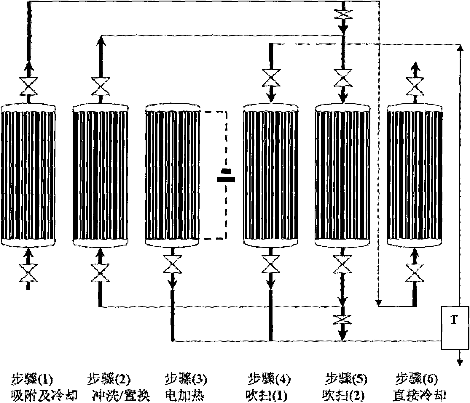 Method for capturing carbon dioxide by utilizing electrical desorption technology