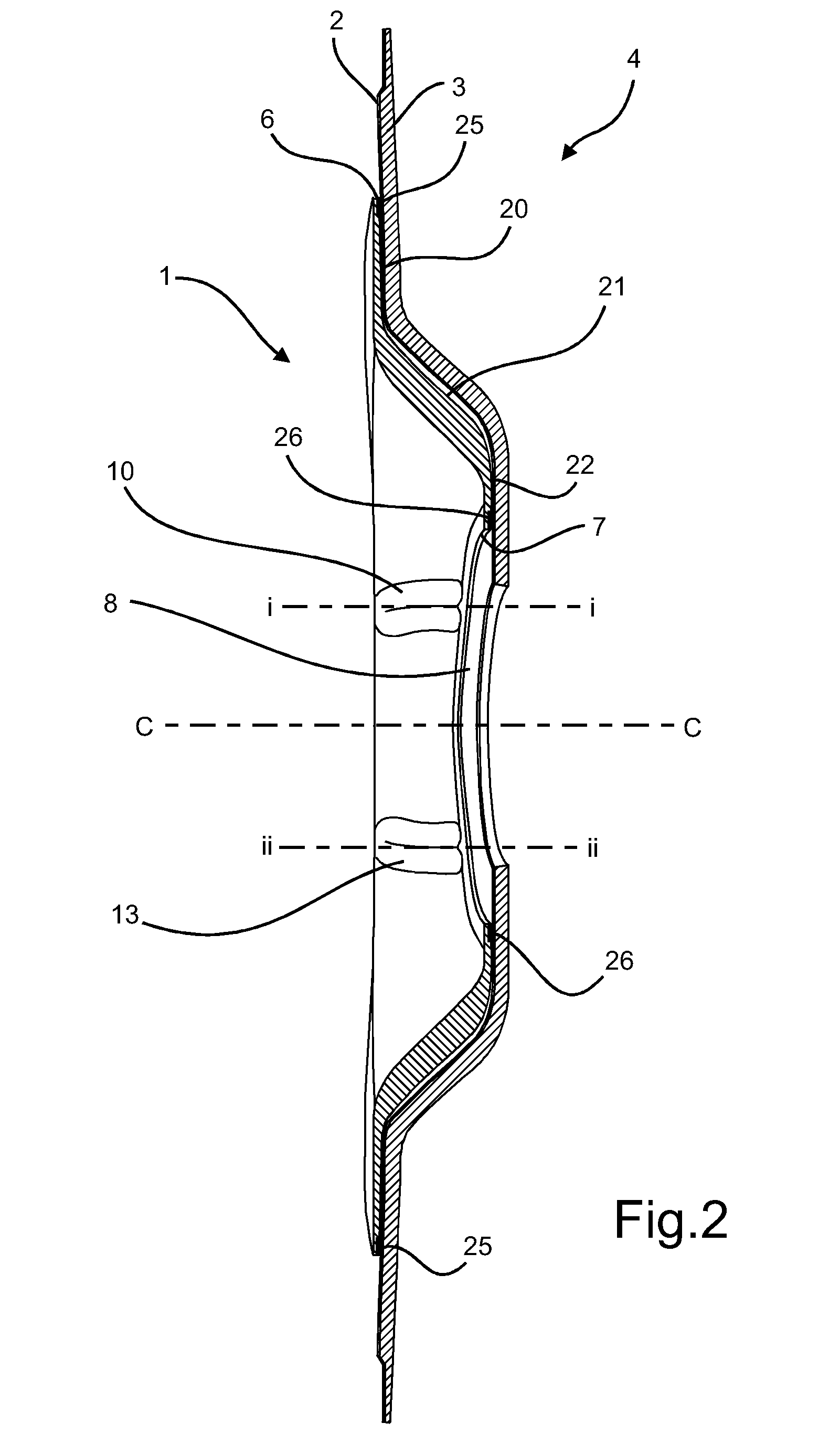 To control bending in a skin plate for use in an ostomy appliance