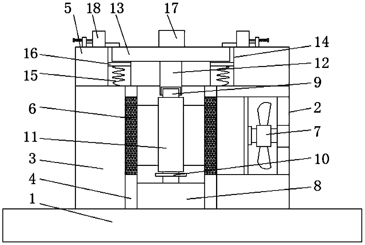 An indoor formaldehyde purification device that is easy to disassemble