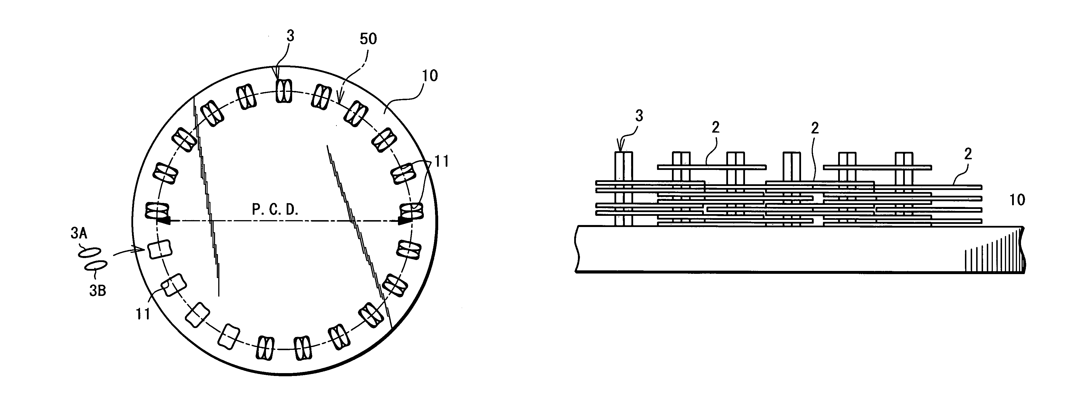 Manufacture method of power transmission chain and pin-retainer jig