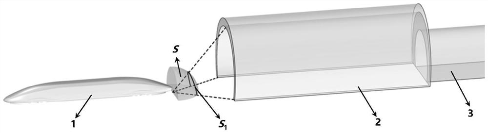 Structure for relieving tunnel micro-pressure waves