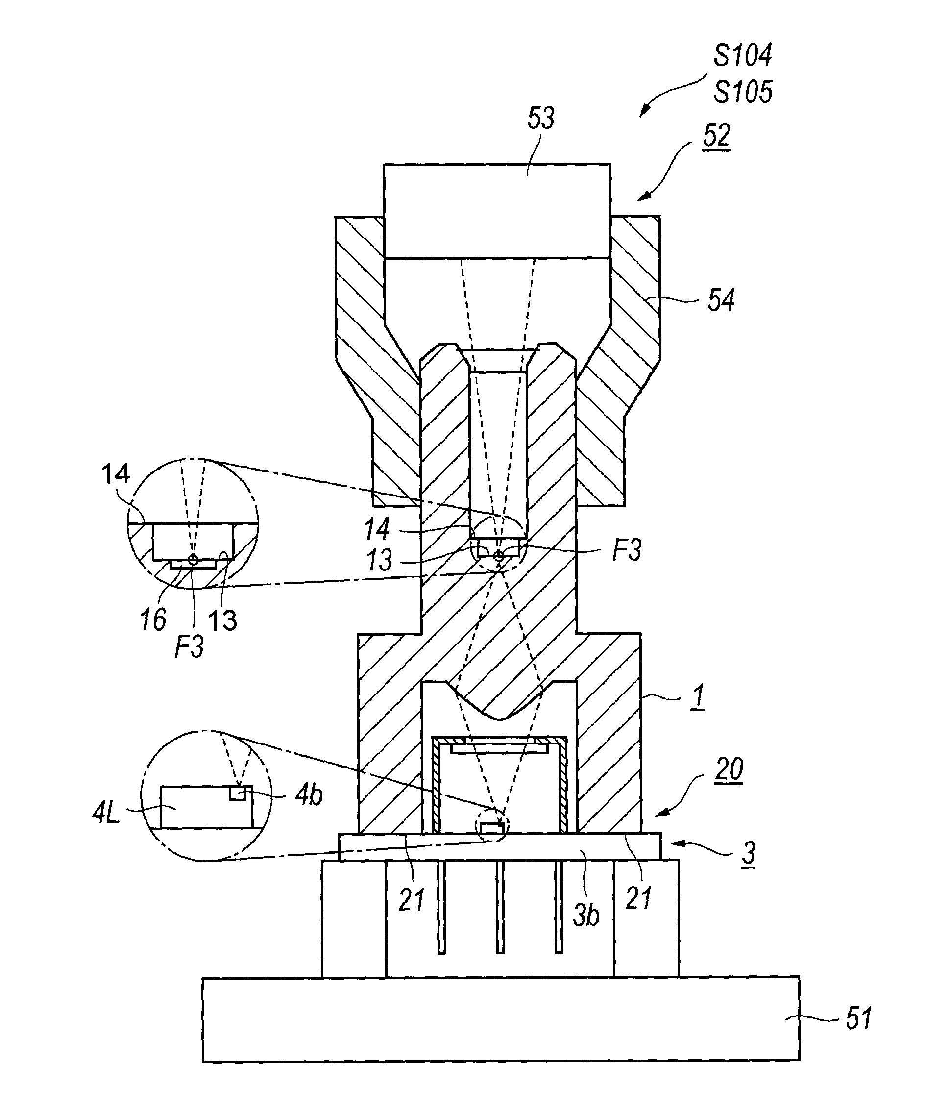 Optical assembly and method for producing the same